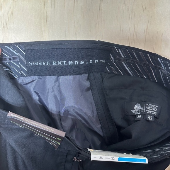 Louis Raphael Luxe Men’s Dress Pants Hidden Extension 36X32. 100% Worsted Wool - Picture 13 of 13